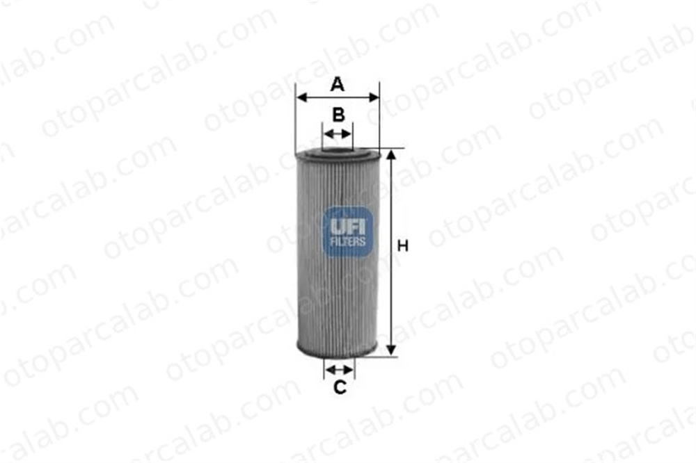 UFI 25.132.00 Yağ Filtresi MAN F90 MERCEDES-BENZ AROCS 2513200 51055040094