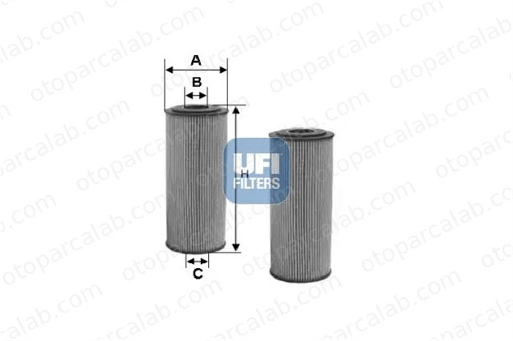 UFI 25.133.00 Yağ Filtresi MAN F90 MERCEDES-BENZ AROCS 2513300 4411800009