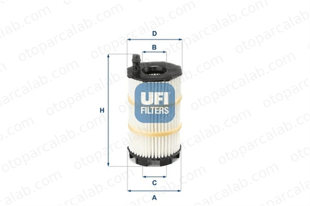UFI 25.143.00 Yağ Filtresi AUDI R8 R8 Spyder 79198405B 079198405B