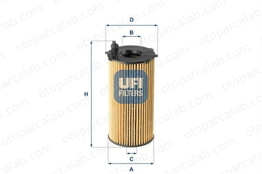 UFI 25.167.00 Yağ Filtresi DODGE NITRO JEEP WRANGLER III 68032204AA 68032204AB