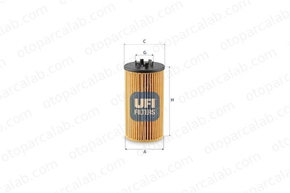 UFI 25.257.00 Yağ Filtresi AUDI A4 B6 A4 B6 Avant 79198405A 079198405A