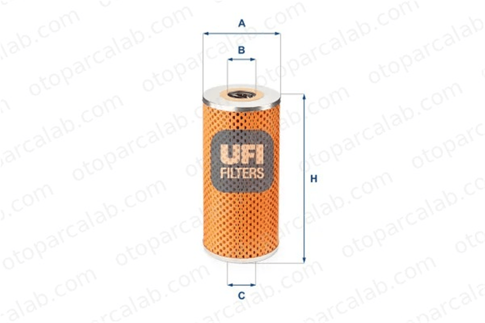 UFI 25.401.00 Yağ Filtresi MERCEDES-BENZ AROCS ACTROS MP4 / MP5 2540100 1909123