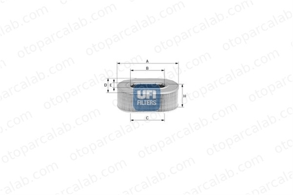 UFI 27.079.00 Hava Filtresi FORD GRANADA II GRANADA Turnier 83EF9601AA 1444J6