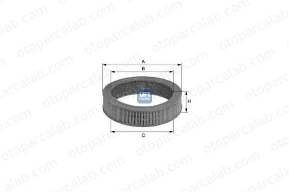 UFI 27.133.00 Hava Filtresi VW TARO DAIHATSU ROCKY Soft Top 1780131040 1780133010