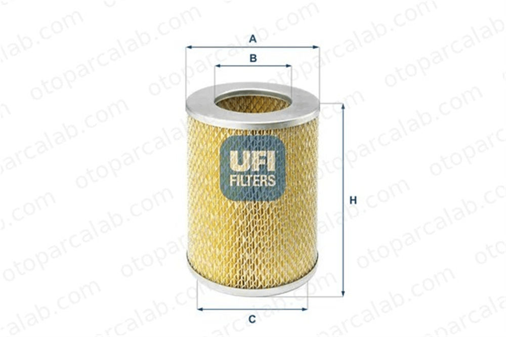 UFI 27.140.00 Hava Filtresi ISUZU MIDI Panelvan/Van TOYOTA LAND CRUISER 8942320590 25062045