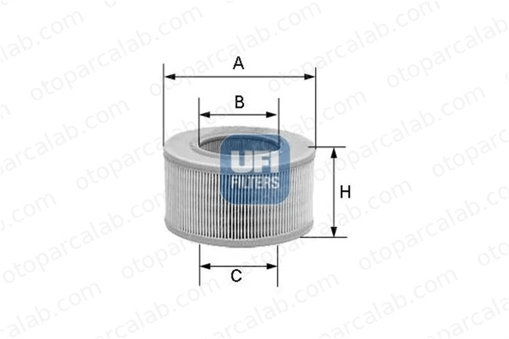 UFI 30.923.01 Hava Filtresi RENAULT 11 21 Sedan 7701034872 7701029809