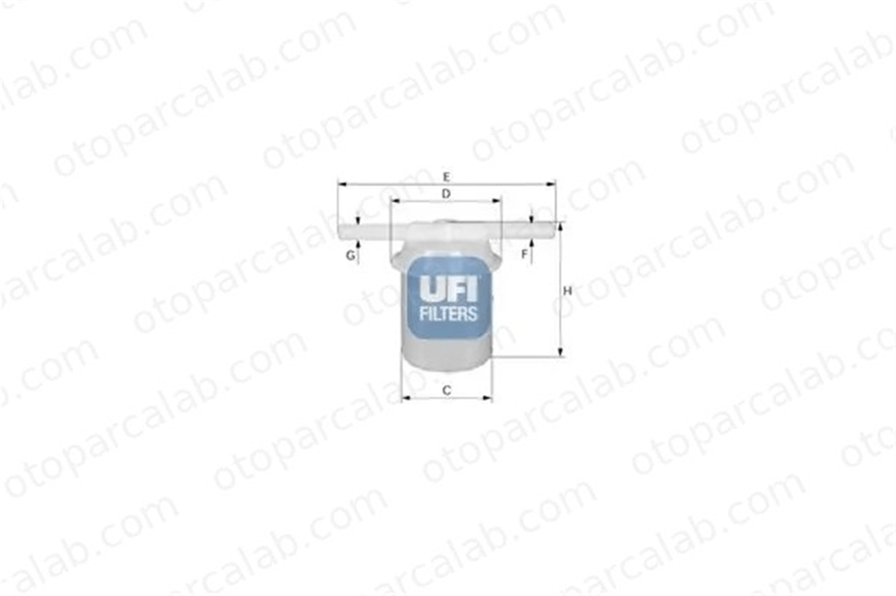 UFI 31.005.00 Yakıt Filtresi TOYOTA CARINA I CELICA Coupe 3100500 2330025020