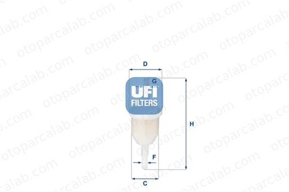 UFI 31.009.00 Yakıt Filtresi BMW 3 FORD CAPRI I 3100900 13321277481