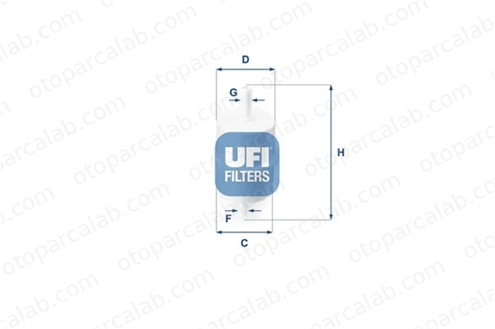 UFI 31.010.00 Yakıt Filtresi RENAULT SUPER 5 11 3101000 156792