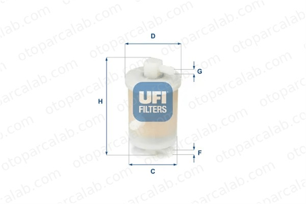 UFI 31.017.01 Yakıt Filtresi FENDT Farmer DEUTZ-FAHR AGROTRON 3101701 1963730088