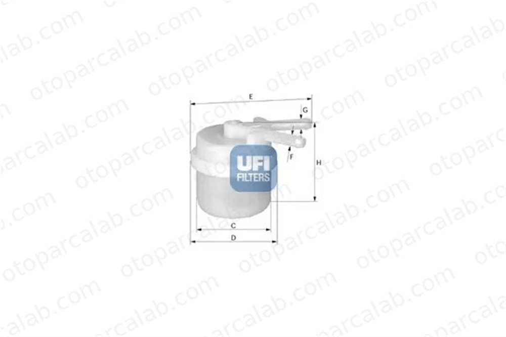 UFI 31.026.00 Yakıt Filtresi TOYOTA COROLLA COROLLA Liftback 3102600 2330015010