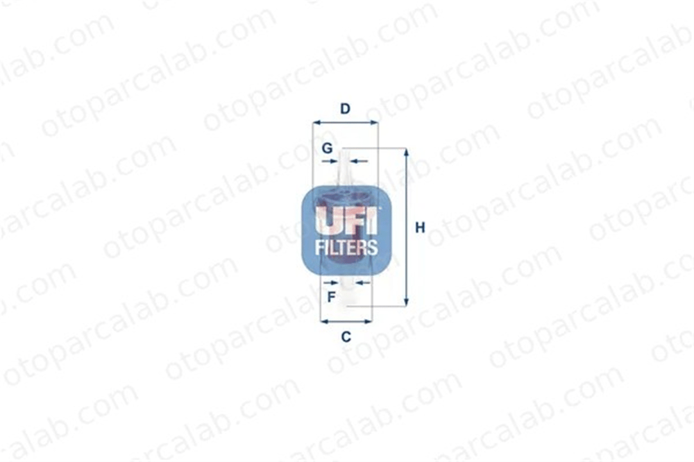 UFI 31.027.00 Yakıt Filtresi MERCEDES-BENZ 190 /8 A0014776901 14772101