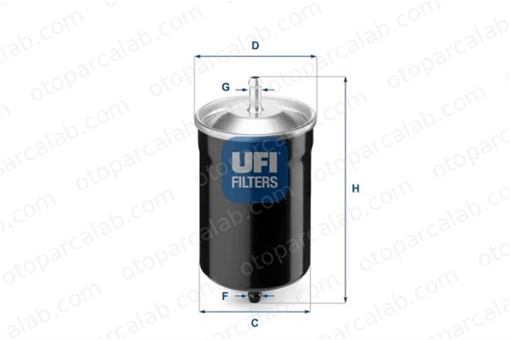 UFI 31.500.00 Yakıt Filtresi BMW 3 5 13321268231 13321270038