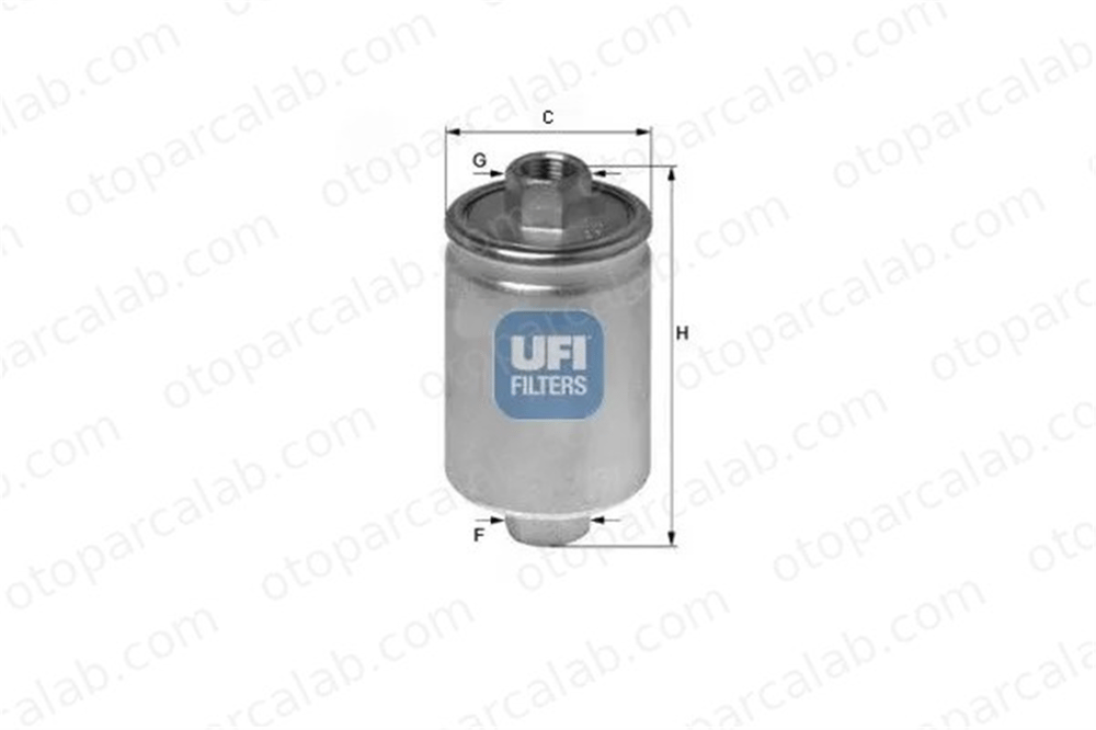UFI 31.564.00 Yakıt Filtresi JAGUAR XJ ROVER 200 II Hatchback 3156400 25055129