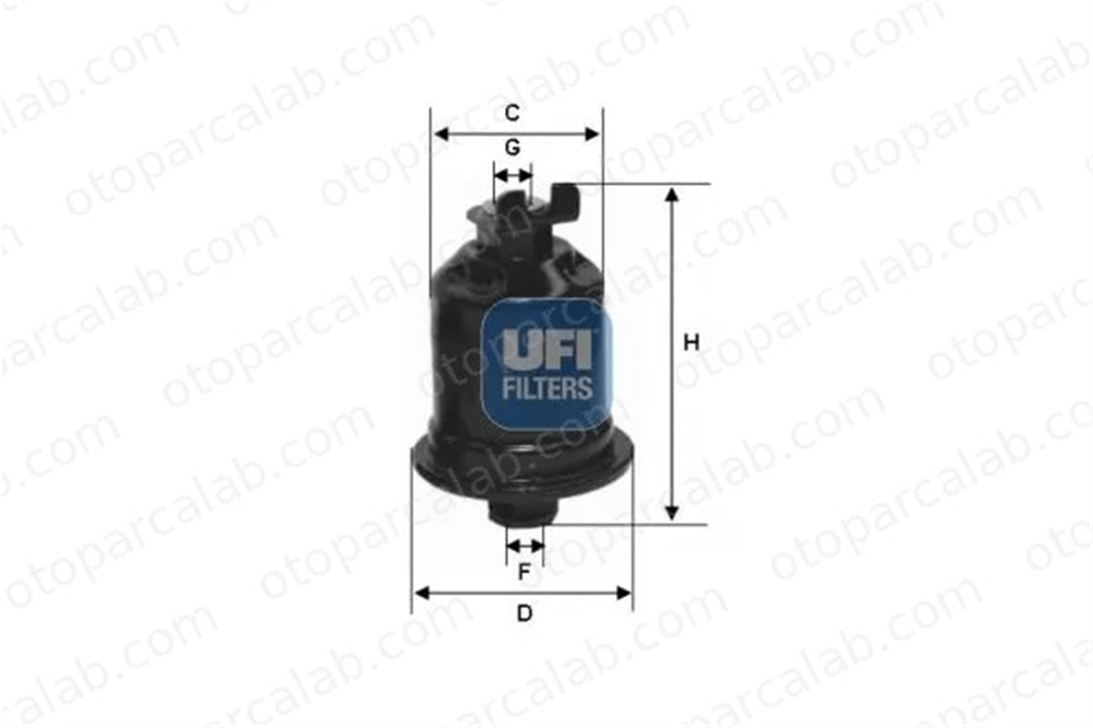 UFI 31.580.00 Yakıt Filtresi MITSUBISHI GALANT VI GALANT VI Sedan 3158000 25176331