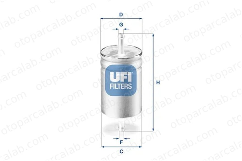 UFI 31.611.00 Yakıt Filtresi OPEL KADETT E Hatchback ASTRA F Station wagon 818513 71711048