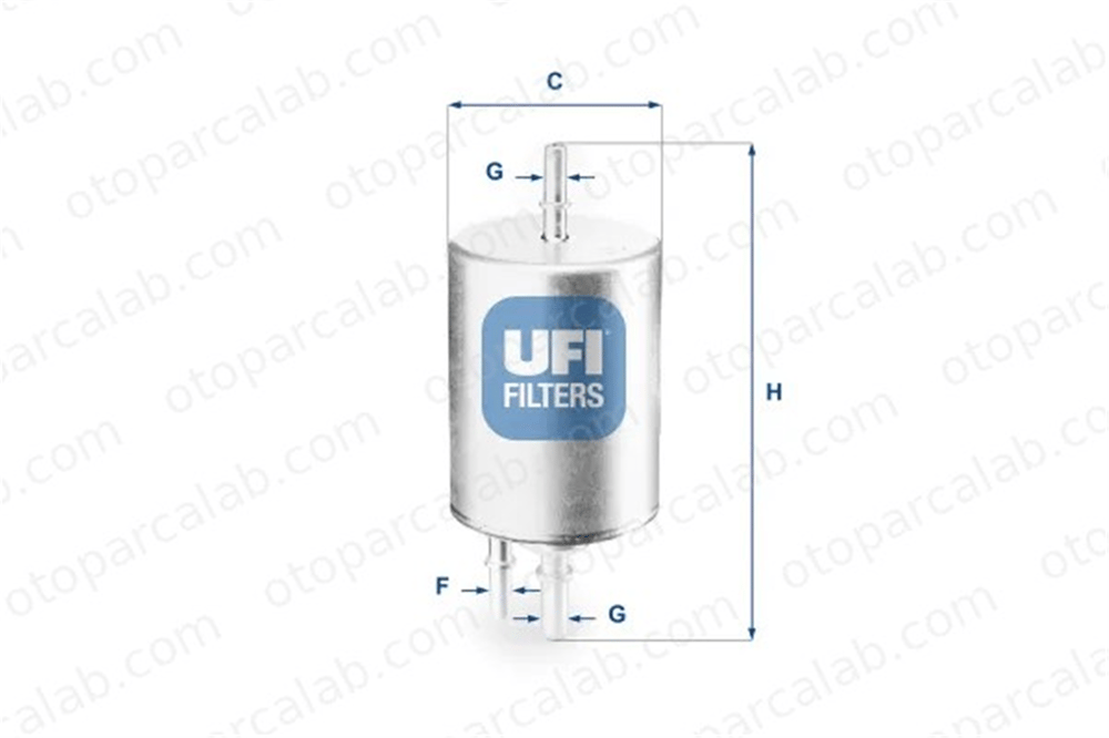 UFI 31.831.00 Yakıt Filtresi AUDI A6 C6 Avant A6 C6 4F0201511E 4F0201511C