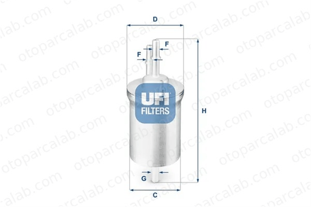UFI 31.840.00 Yakıt Filtresi SEAT IBIZA IV SC VW GOLF VI 3184000 1K0201051B
