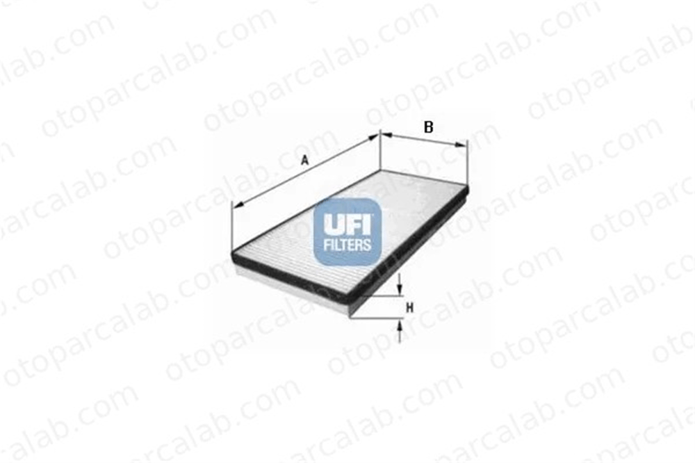 UFI 53.054.00 Polen Filtresi MERCEDES-BENZ AROCS ACTROS MP4 / MP5 9738350147 A9738350147