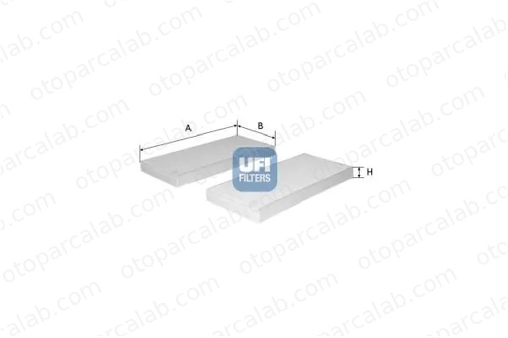 UFI 53.239.00 Polen Filtresi DODGE NITRO JEEP CHEROKEE 68033193AA K68033193AA