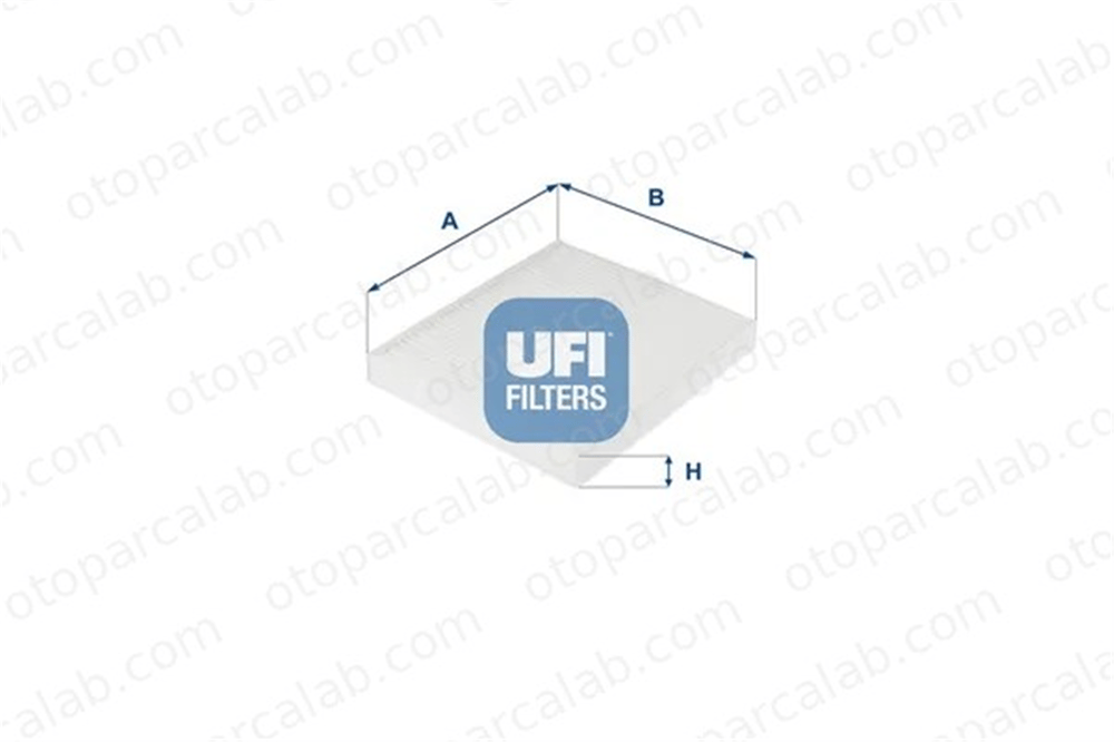 UFI 53.243.00 Polen Filtresi BMW X5 X6 64316945596 64319194098