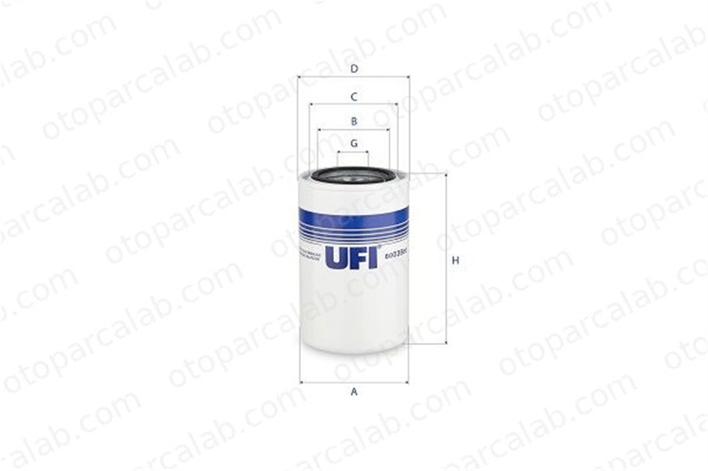 UFI 80.039.00 Yağ Filtresi FORD F-LINE Cargo 8003900 D6NNB486A