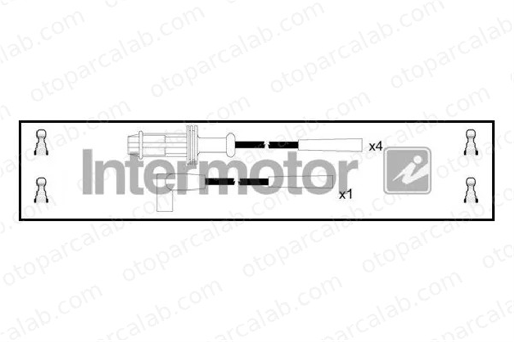 UNUVAR 7008 Buji Kablosu ÜNÜVAR 7008 CITROËN AX BX 5967K6 5967C8