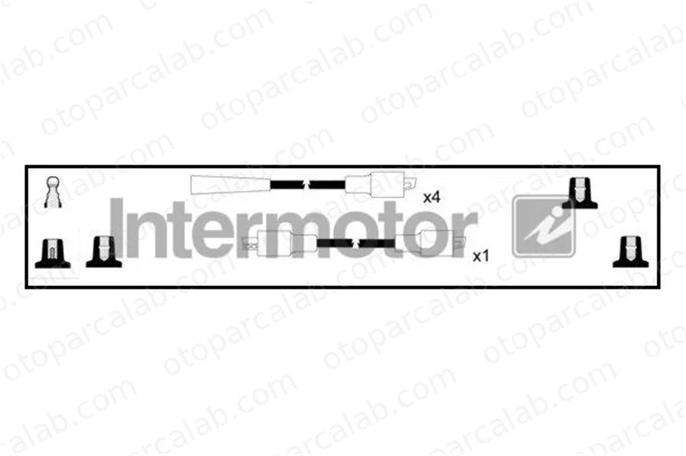 UNUVAR 7105 Buji Kablosu ÜNÜVAR 7105 OPEL KADETT C KADETT C City 1612481 1282408