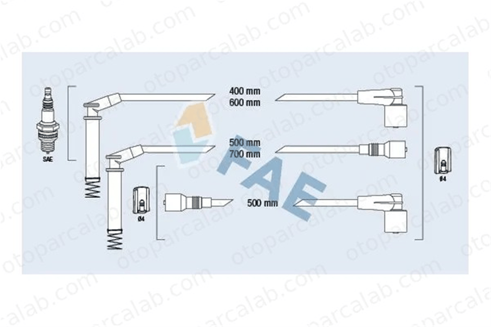 UNUVAR 7112 Buji Kablosu ÜNÜVAR 7112 OPEL VECTRA A VECTRA A Hatchback 1612530 90350542