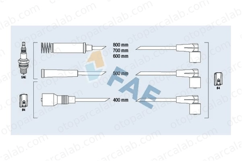 UNUVAR 7113 Buji Kablosu ÜNÜVAR 7113 OPEL ASCONA C ASCONA C Hatchback 1612509 90297423