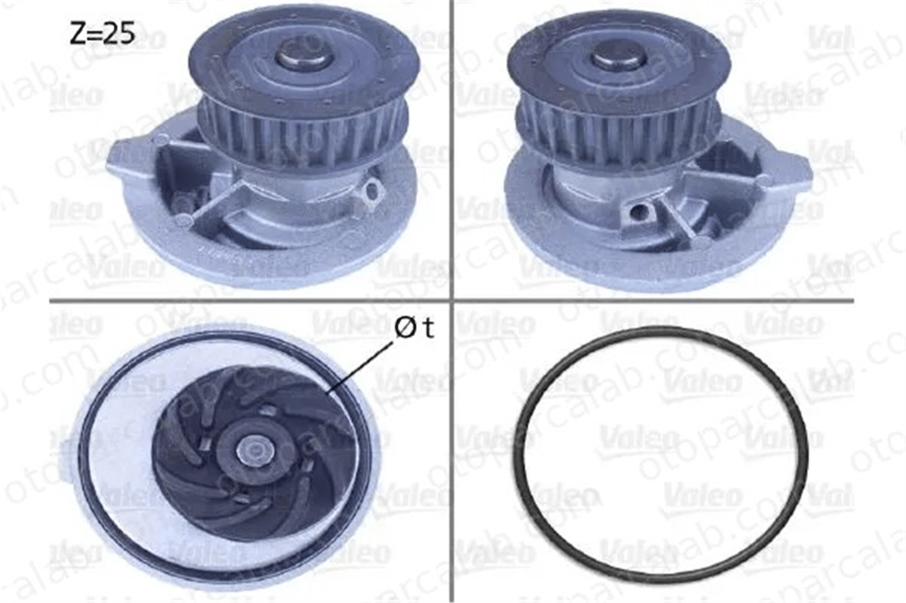 VALEO 506310 Devirdaim Su Pompası OPEL VECTRA A Hatchback VECTRA A 1334054 90441123