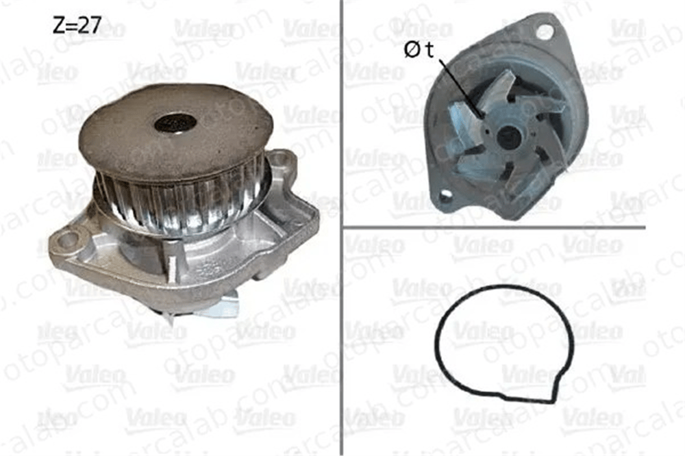 VALEO 506576 Devirdaim Su Pompası SEAT CORDOBA VW POLO 36121005B 036121005B