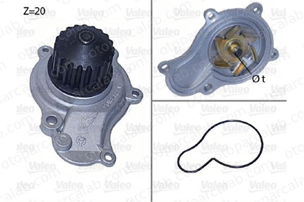 VALEO 506605 Devirdaim Su Pompası CHRYSLER PT CRUISER SEBRING 4694307AF 4694307