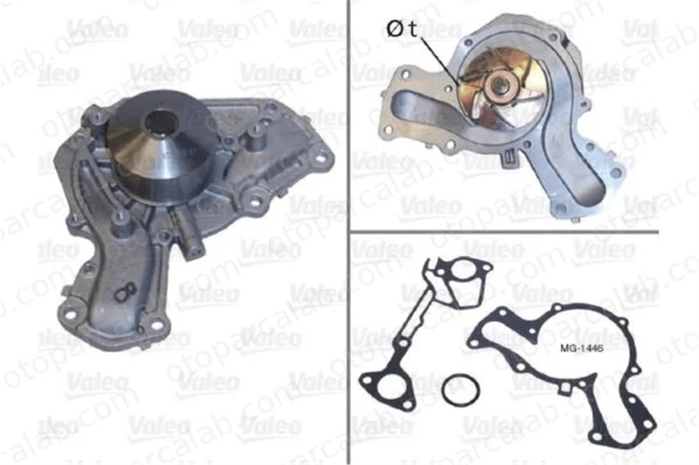 VALEO 506633 Devirdaim Su Pompası CHRYSLER STRATUS STRATUS Cabrio MD972005 MD997643