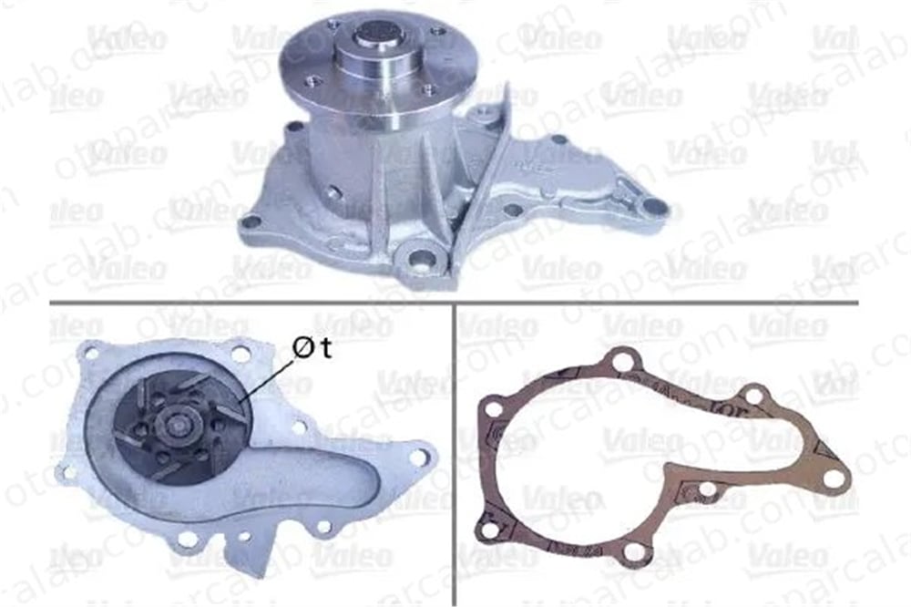 VALEO 506652 Devirdaim Su Pompası TOYOTA COROLLA COROLLA Liftback 1610019255 1610019295