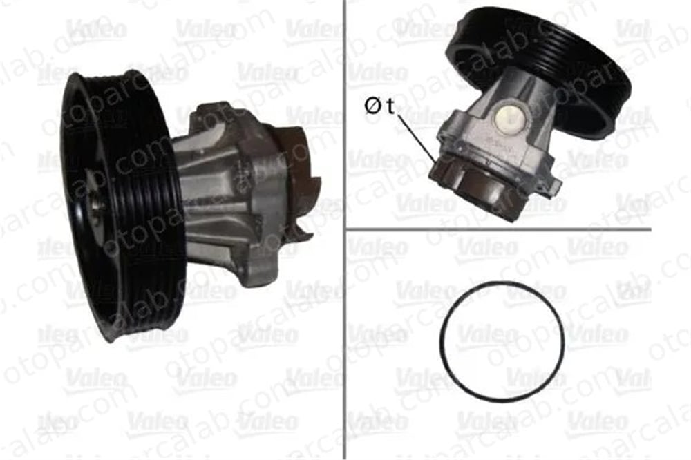 VALEO 506716 Devirdaim Su Pompası FIAT PANDA PUNTO 1201L9 12855461