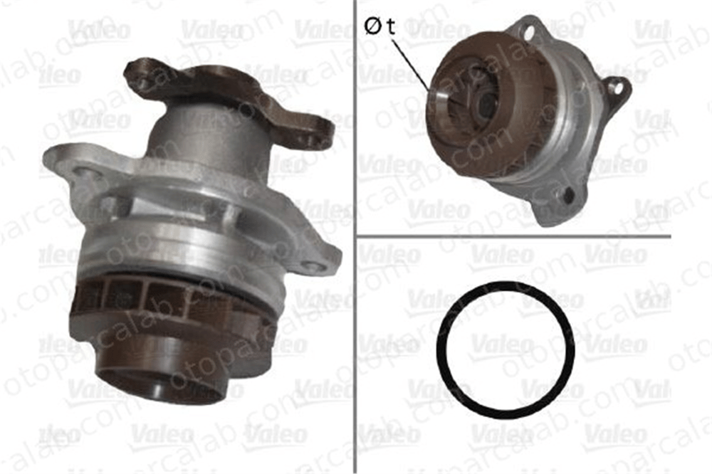 VALEO 506902 Devirdaim Su Pompası RENAULT MASTER III Panelvan/Van MASTER III Platform şasi 210103098R 4431125