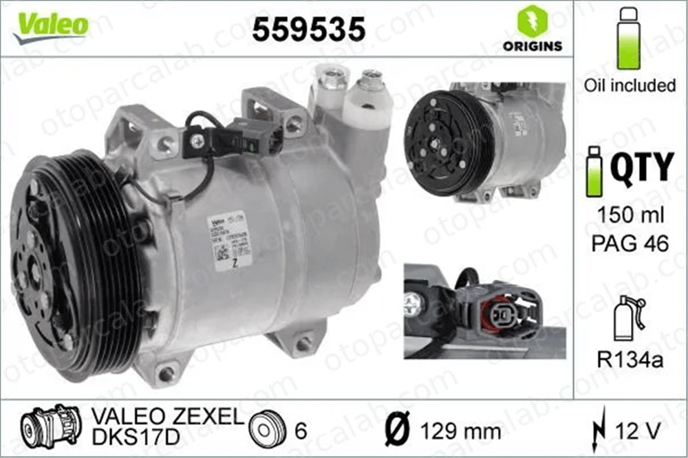 VALEO 559535 Klima Kompresörü 92600HA305