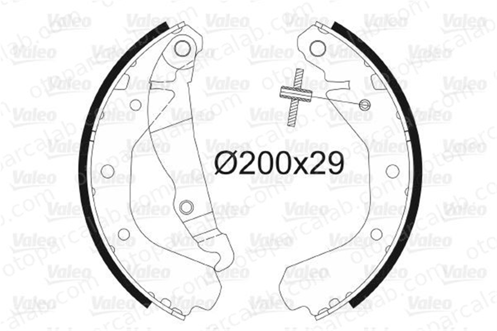 VALEO 562039 Fren Pabuçlu Balata Arka OPEL CORSA A Hatchback CORSA A TR 1605781 90271938