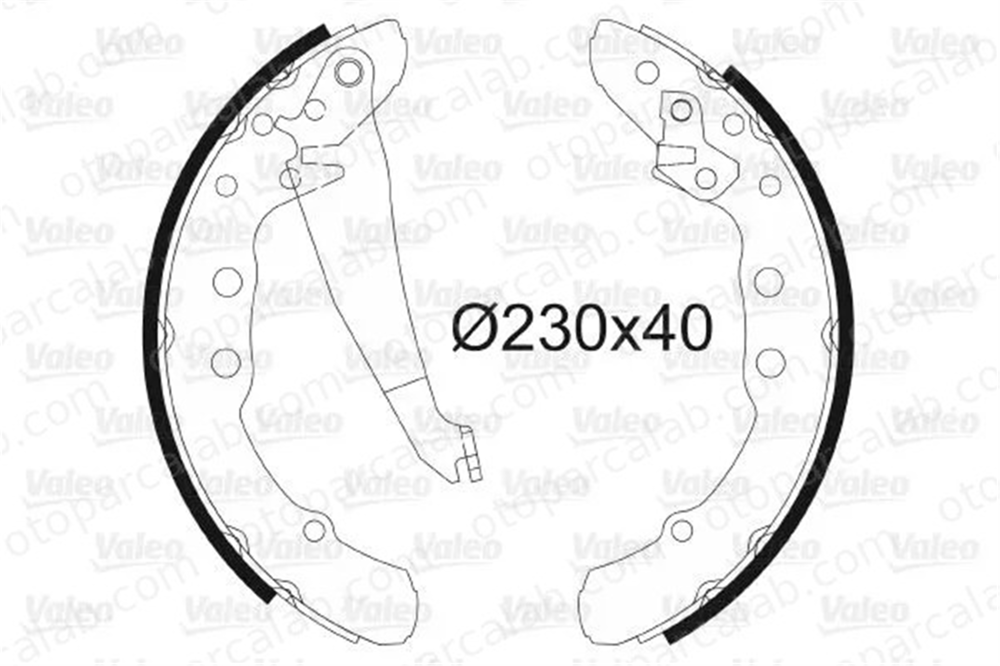 VALEO 562081 Fren Pabuçlu Balata Arka AUDI 100 C3 Sedan 100 C3 Avant 57698525CX 357698525CX