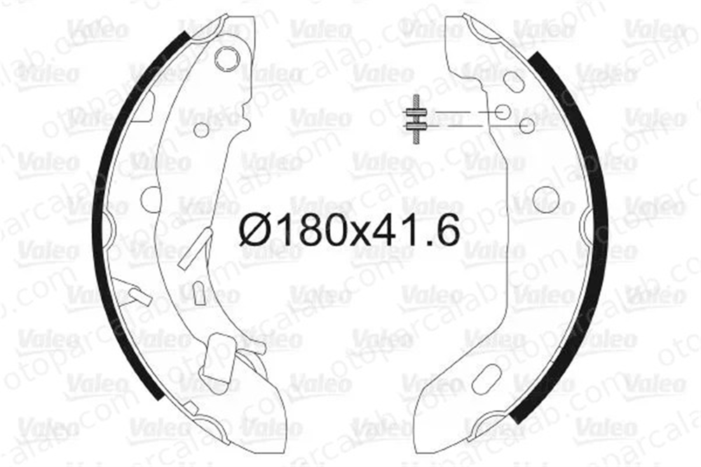 VALEO 562645 Fren Pabuçlu Balata Ön MERCEDES-BENZ A-SERISI 1684200220 1684200320