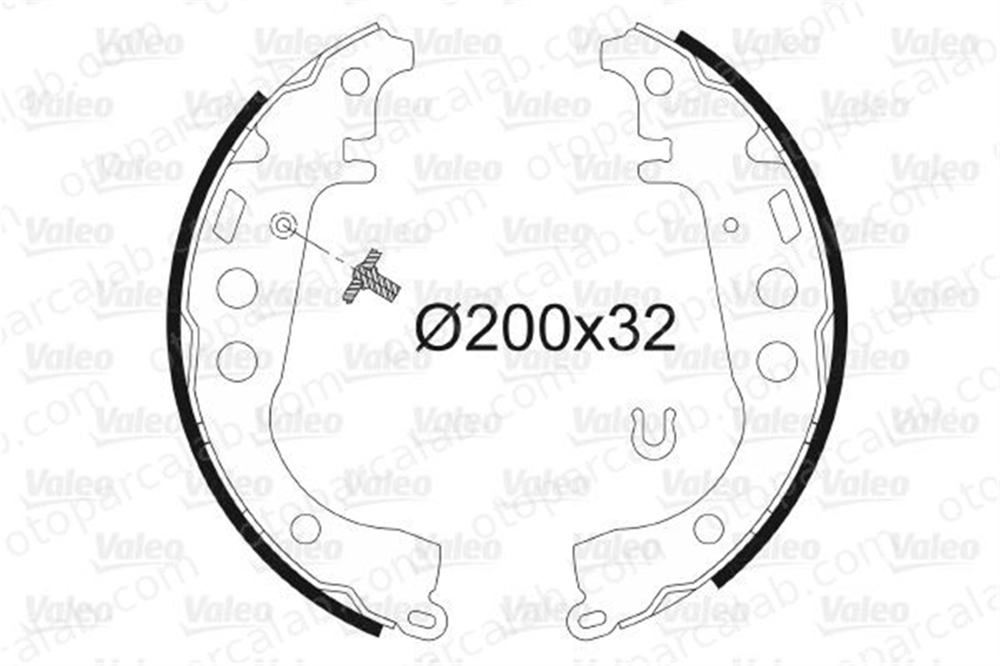 VALEO 562746 Fren Pabuçlu Balata Arka TOYOTA YARIS VERSO YARIS 449547010 0449547010