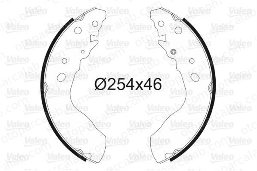 VALEO 562759 Fren Pabuçlu Balata Arka SUZUKI VITARA 5320077811 5320077810