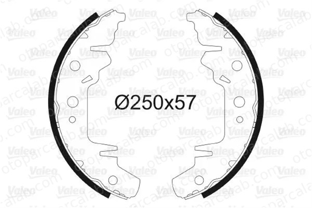 VALEO 562760 Fren Pabuçlu Balata Arka CHRYSLER VOYAGER / GRAND VOYAGER III VOYAGER IV CHRYSLER 4882059