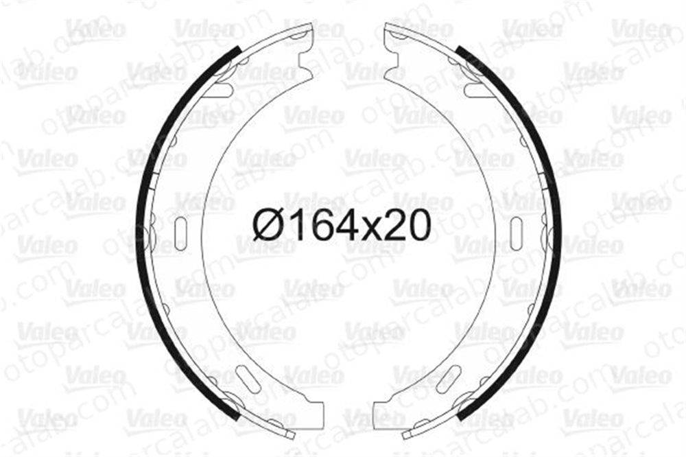 VALEO 562767 Fren Pabuçlu Balata Arka MERCEDES-BENZ E-SERISI 124 Sedan 98635209501 1244200520