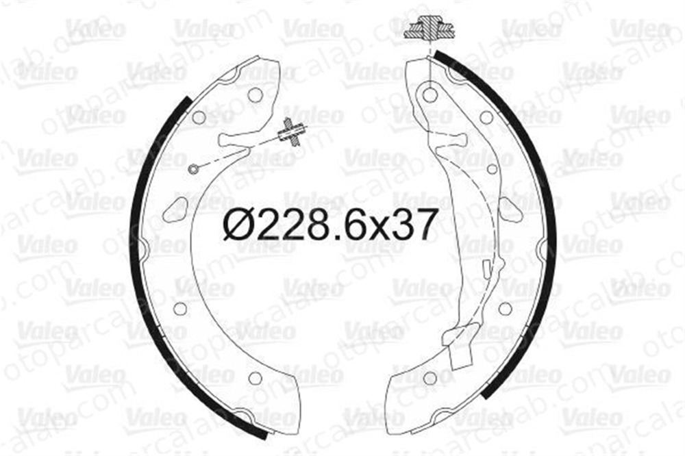 VALEO 562773 Fren Pabuçlu Balata Arka TOYOTA AVENSIS Liftback AVENSIS 449505020 0449505020