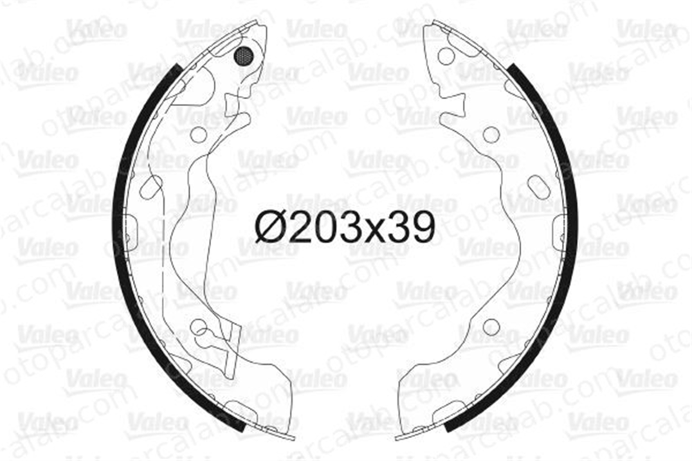 VALEO 564034 Fren Pabuçlu Balata Arka HYUNDAI ELANTRA III Sedan ELANTRA III 5830517A00 5830529A10