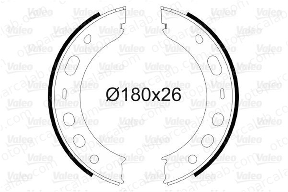 VALEO 564071 Fren Pabuçlu Balata Arka PORSCHE 911 911 Cabrio 92835209700 92835209710