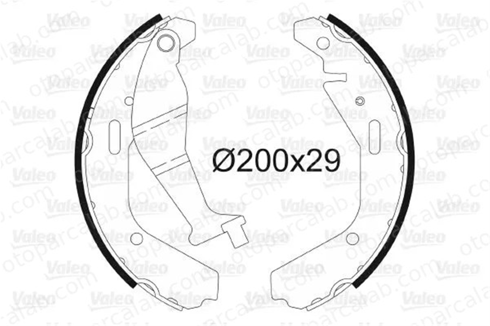 VALEO 564102 Fren Pabuçlu Balata Arka SUZUKI IGNIS II OPEL AGILA 4706836 5320086G00