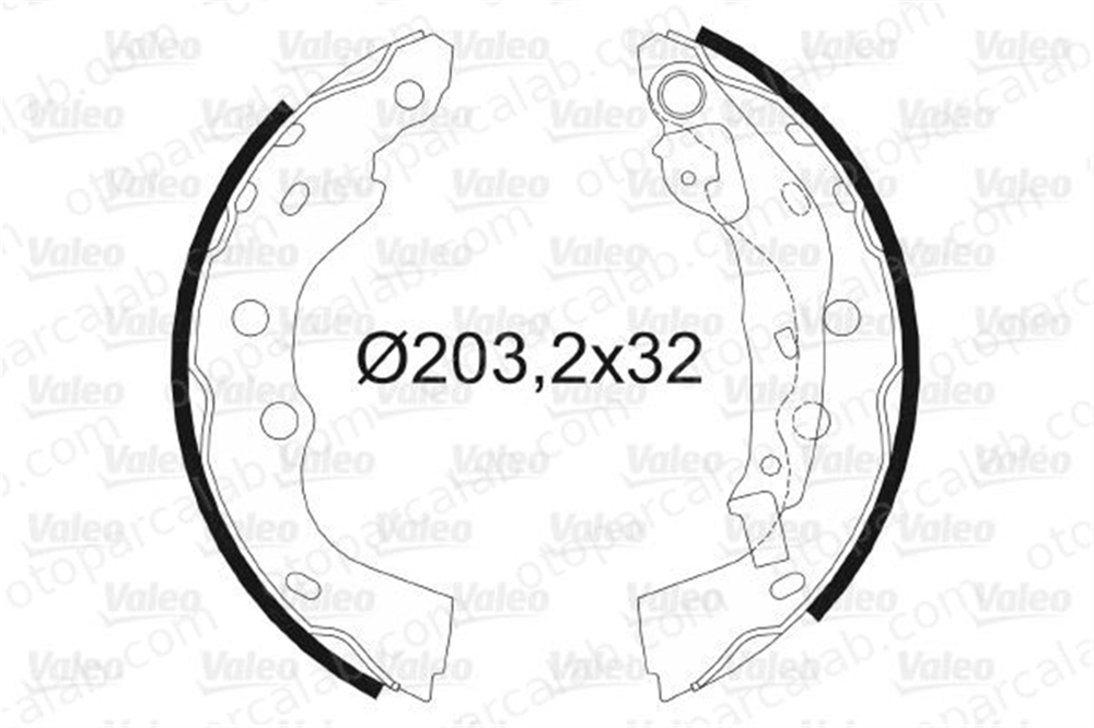VALEO 564106 Fren Pabuçlu Balata Arka SUZUKI SWIFT II Sedan 5320080EC0 53200